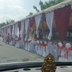 Dựng rạp đám cưới giữa đường có bị phạt không?