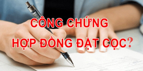 Hợp đồng đặt cọc mua bán nhà đất