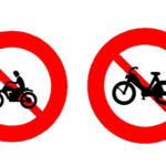 Biển báo cấm xe gắn máy
