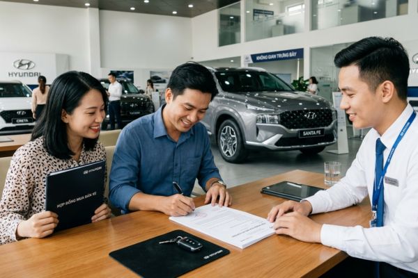 Hợp đồng mua bán xe Hyundai