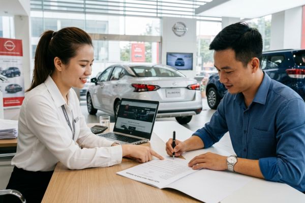 Hợp đồng mua bán xe Nissan