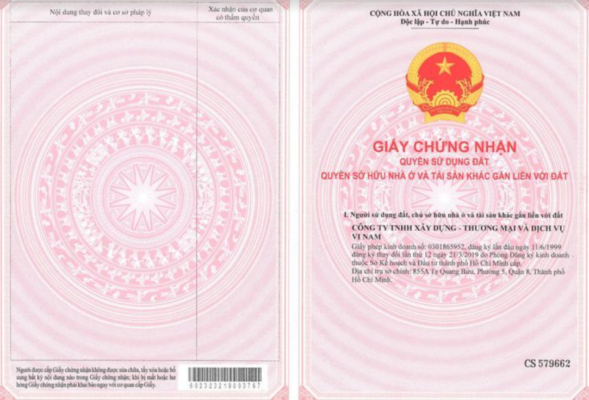 Sổ hồng chung cư 